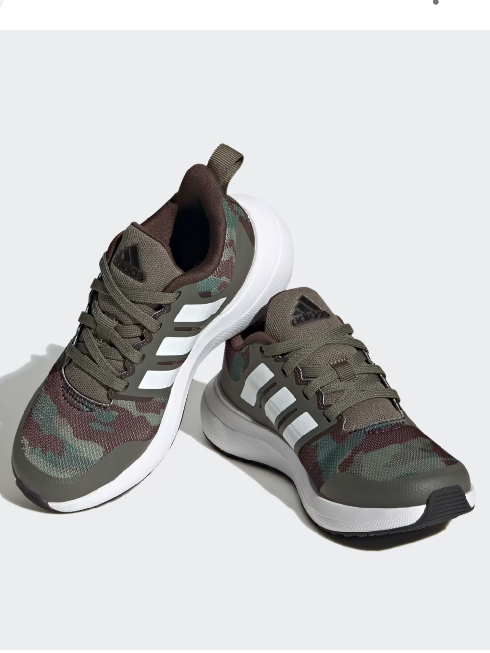Adidas Fortarun 2.0 Cloudfoam Kids Running Shoe size US 13K Like New!